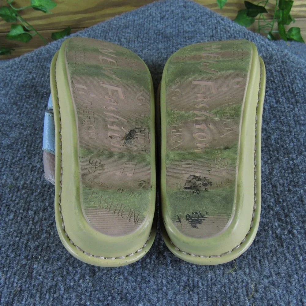 Miss‎ Crew Women's  Slide Multicolor Leather Sz 7 Medium  Used 2025